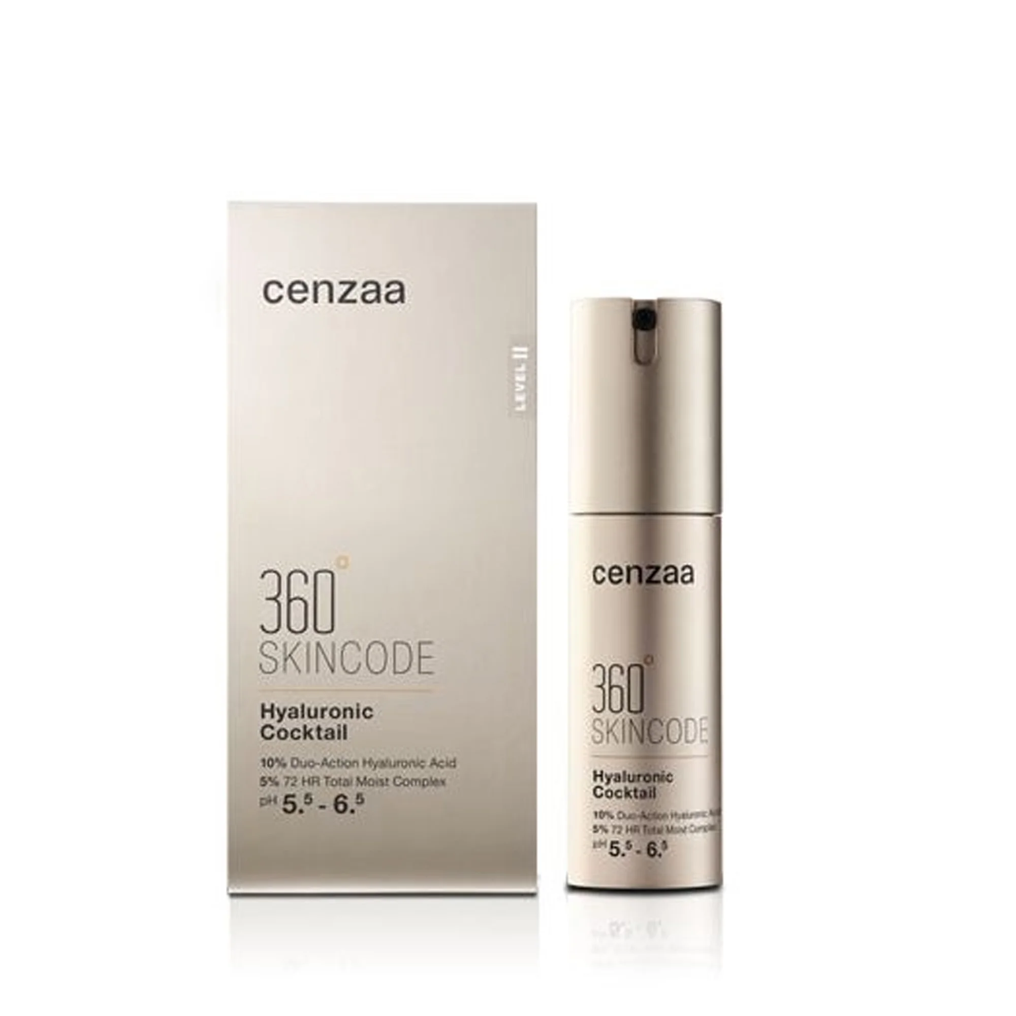 Cenzaa 360 SkinCode Hyaluronic Cocktail - Cenzaa 360 skincode hyaluronic cocktail - CEN0050
