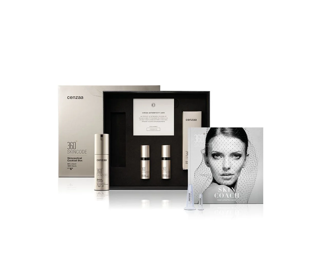 Cenzaa 360 SkinCode Retinol Cocktail Box - Cenzaa c1662 360skincode retinolcocktailbox3 - CEN0052