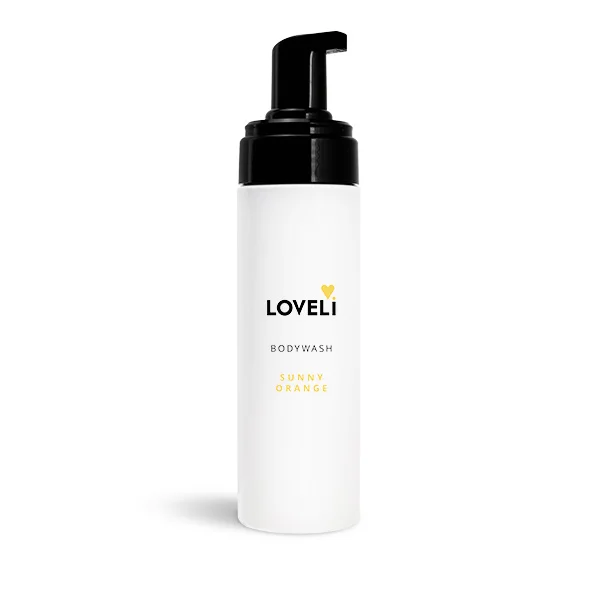 Loveli Body wash Sunny Orange - Loveli body wash sunny orange 200ml 600x600 20220318 - LOV0065