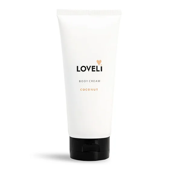 Loveli Body cream Coconut - Loveli bodycream coconut 200ml 600x600 20220318 - LOV0082