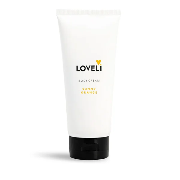 Loveli Body cream Sunny Orange - Loveli bodycream sunny orange 200ml 600x600 20220318 - LOV0081