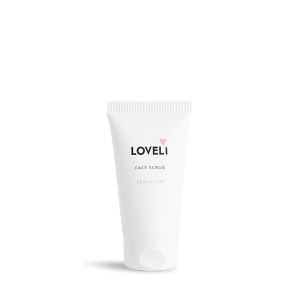 Loveli Face scrub sensitive - Loveli facescrub sensitive 50ml 600x600 20242905 - LOV0063