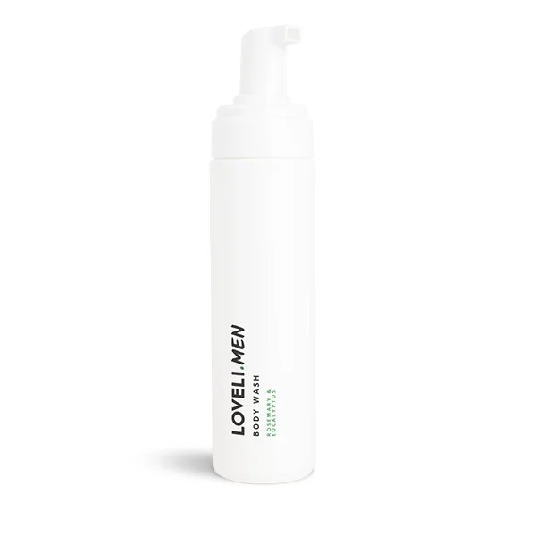 Loveli.Men Body wash Rosemary & Eucalyptus - Lovelimen body wash rosemary eucalyptus - LOV0070