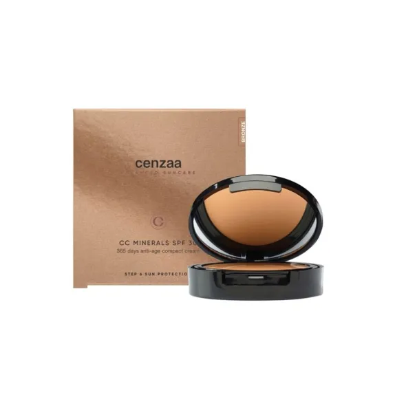 Cenzaa Satin Elegance CC SPF 30 - Bronze - Cenzaa cc minerals spf 30 bronze - CEN0024