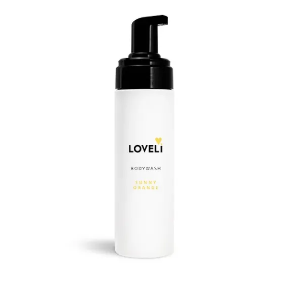 Loveli Body wash Sunny Orange - Loveli body wash sunny orange 200ml 600x600 20220318 - LOV0065