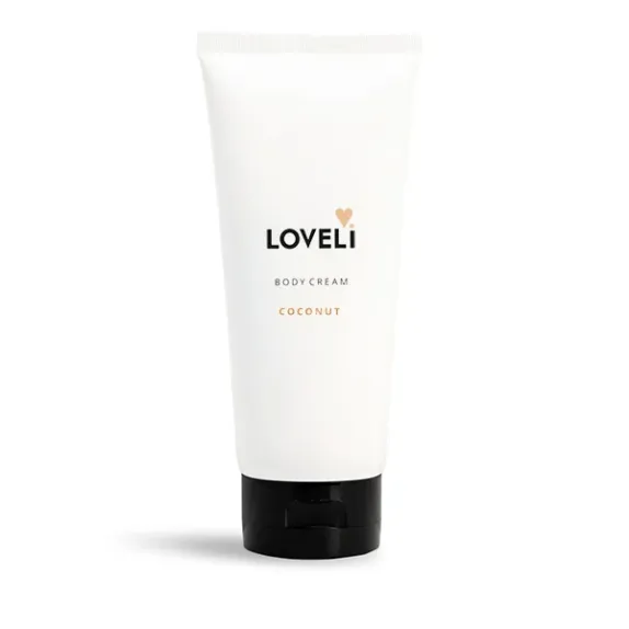 Loveli Body cream Coconut - Loveli bodycream coconut 200ml 600x600 20220318 - LOV0082