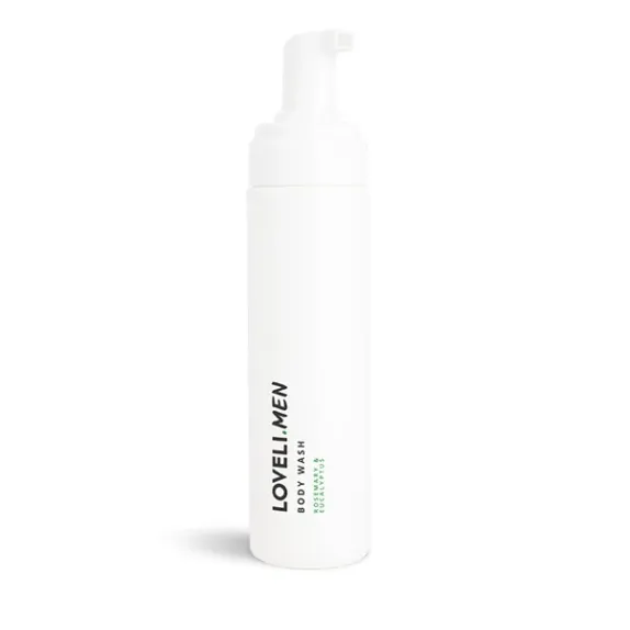 Loveli.Men Body wash Rosemary & Eucalyptus - Lovelimen body wash rosemary eucalyptus - LOV0070