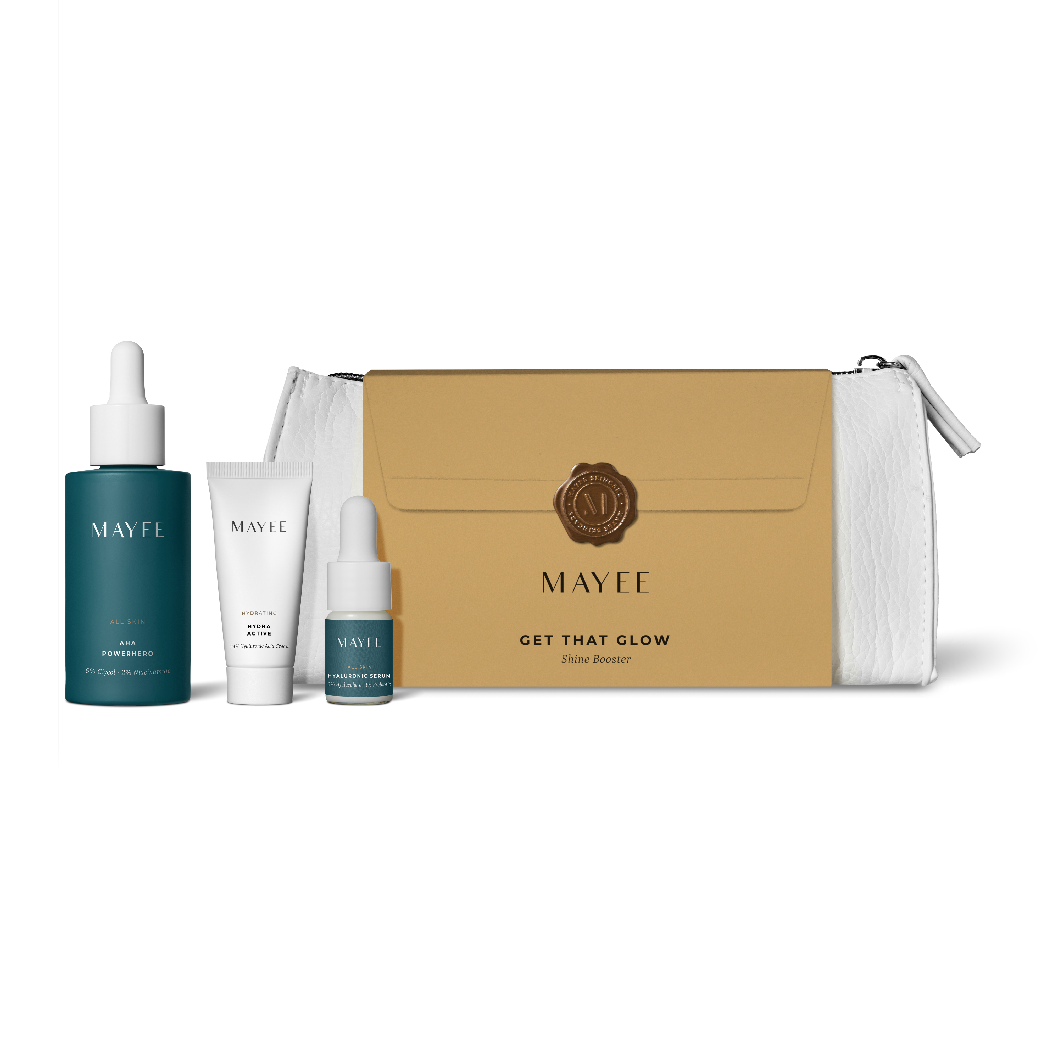 MAYEE Get That Glow Set - Shine booster - Toilettas mayee get that glow - MAY0019